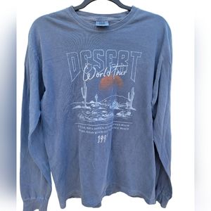 Vintage single stitch comfort colors LS tee